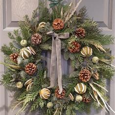 Natural  Noel Christmas Wreath